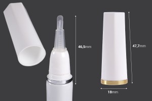 Kunststoffkappen-Set mit Silikonbürste für Tuben mit schmaler Öffnung – 6 Stk-εικόνα_διαστάσεις