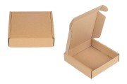 Boîte d&#39;emballage en papier kraft sans fenêtre 120x120x30 mm - 20 pcs