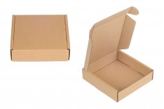 Kraft paper packaging box without window 120x120x30 mm - 20 pcs