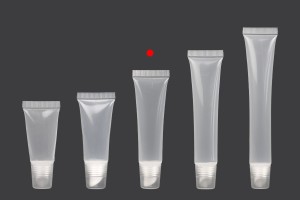 Tub plastik transparent (PP) 15 ml për lip gloss - 12 copë      -imazh_grup