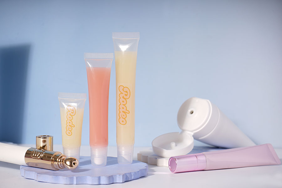 Tubes de gloss à lèvres en plastique transparent (PP) de 10ml