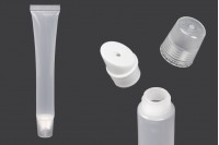 Διάφανο πλαστικό (PP) σωληνάριο 25 ml για lip gloss - 12 τμχ