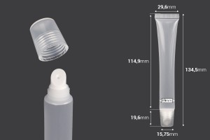 25 ml transparente Lipgloss-Tube aus Kunststoff (PP).-εικόνα_διαστάσεις
