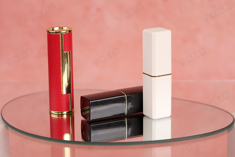 Θήκη για κραγιόν - lip stick 3,5 γρ σε μαύρο χρώμα - 5 τμχ Θήκη για κραγιόν - lip stick 3,5 γρ σε μαύρο χρώμα - 5 τμχ-εικόνα_σύνθεση