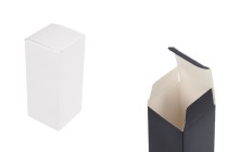 Boîte en papier 55x55x125 mm avec poche intérieure en mousse pour flacons d'huiles essentielles 50 ml - 20 pièces