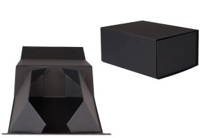 Boîte en papier noir avec fermeture magnétique 185x135x82 mm - 20 pcs-1