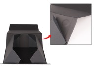 Boîte en papier noir avec fermeture magnétique 185x135x82 mm - 20 pcs Boîte en papier noir avec fermeture magnétique 185x135x82 mm - 20 pcs