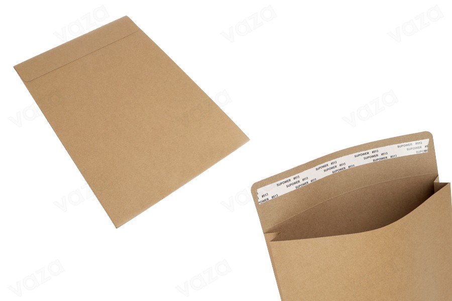 Sac en papier (300 g/m²) 315 x 225 mm avec fermeture autocollante - 20 pièces-photo_produit