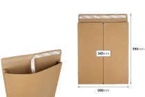 Papiertüte (300g/m²) 280x345 mm mit Selbstklebeverschluss - 20 Stück