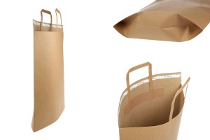Papiertüte (300g/m²) 350x400 mm mit Innengriff und Selbstklebeverschluss - 20 Stück-1