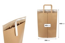 Papiertüte (300g/m²) 350x400 mm mit Innengriff und Selbstklebeverschluss - 20 Stück Papiertüte (300g/m²) 350x400 mm mit Innengriff und Selbstklebeverschluss - 20 Stück
