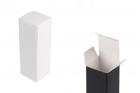 Boîte en papier 30x30x90 mm avec poche intérieure en mousse pour flacons d'huiles essentielles 10 ml - 20 pièces