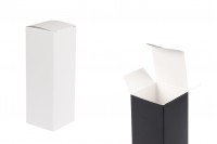 Boîte en papier 50x50x145 mm avec poche intérieure en mousse pour flacons d'huiles essentielles 100 ml - 20 pièces
