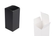 Χάρτινο κουτάκι συσκευασίας 50x50x110 mm με εσωτερική foam θήκη για μπουκάλια αιθέριων ελαίων 30 ml - 20 τμχ