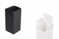 Boîte en papier 50x50x110 mm avec poche intérieure en mousse pour flacons d'huiles essentielles 30 ml - 20 pièces
