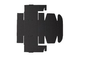Boîte d&#39;emballage en papier kraft noir sans fenêtre 130x120x60 mm - 20 pcs-6