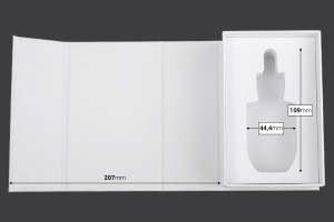 Weiße Papierbox mit Magnetverschluss 90x140x55mm (für 30-ml-Flaschen Code: 1020-70-0)-5