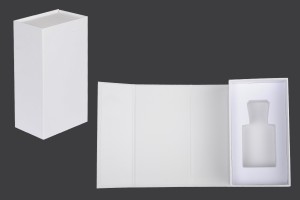 Boîte en papier blanc avec fermeture magnétique 90x160x60 mm (pour flacons de 50 ml code : 315-7-50 et 1110-9-50-1-0))-1