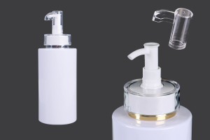 Flacone in PET da 300 ml con pompa per crema (PP24) e tappo - 6 pz-εικόνα_προϊοντική