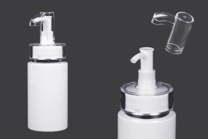 100 ml PET-Flasche mit Cremepumpe (PP24) und Verschluss - 6 Stk-εικόνα_προϊοντική
