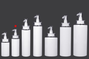 Flacon PET de 150 ml avec pompe à crème (PP24) et bouchon - 6 pcs-εικόνα_σύνθεση