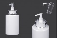 300 ml PET-Flasche mit Cremepumpe (PP24) und Verschluss – 6 Stück