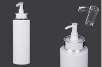 350 ml PET bottle with cream pump (PP24) and cap - 6 pcs