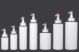 350 ml PET-Flasche mit Cremepumpe (PP24) und Verschluss - 6 Stk-εικόνα_σύνθεση