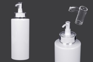 Flacon PET de 500 ml avec pompe à crème (PP24) et bouchon - 6 pcs-εικόνα_προϊοντική