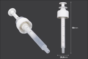 Distributeur en plastique PP18 pour bouteilles d'huiles essentielles de 30 ml-εικόνα_διαστάσεις