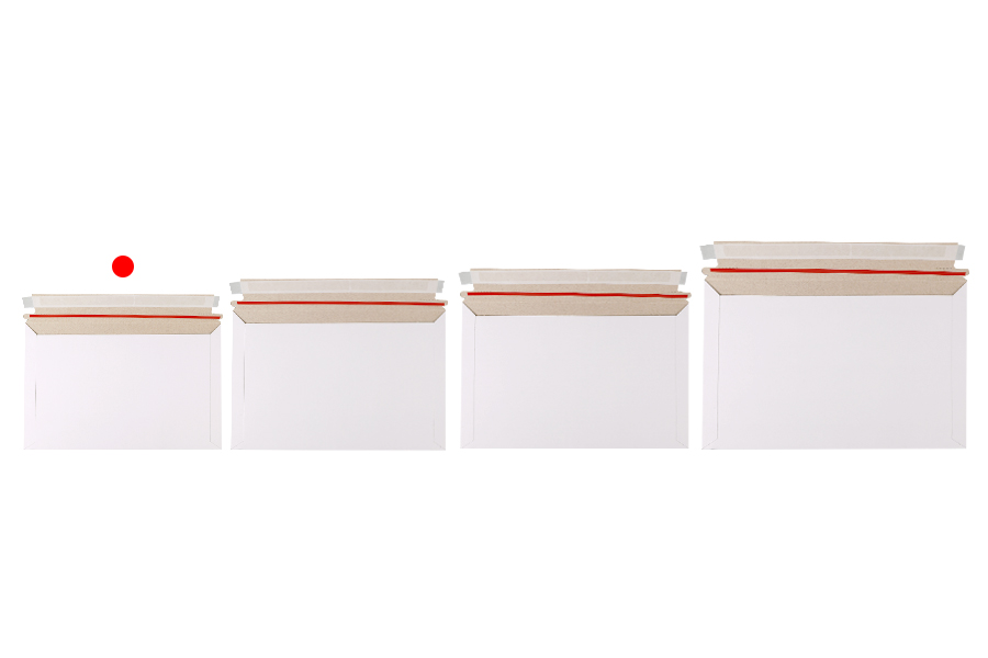 Enveloppe papier 245x155 mm (convient au format A5) avec ruban adhésif intégré - 10 pcs