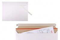 Papierumschlag 320x225 mm (geeignet für A4-Format) mit integriertem Verschlussband - 10 Stk