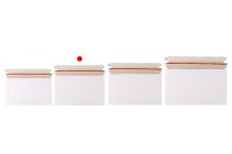 Enveloppe papier 320x225 mm (convient au format A4) avec ruban adhésif intégré - 10 pcs