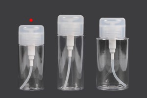 Flacon plastique 120 ml avec distributeur à pompe pour démaquillage -12 pcs-3