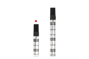 Glasflasche 5ml mit Kunststoffspray und Verschluss – 6 Stück-bildgruppe