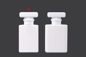 Glasparfümflasche 30 ml in weißer Farbe mit Zerstäuber und Verschluss-εικόνα_σύνθεση