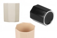 Κεραμικό βάζο για κερί 67x75 mm σε διάφορα χρώματα