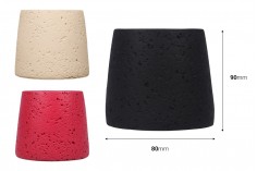 Διακοσμητικό βάζο από τσιμέντο 90x78 mm σε διάφορα χρώματα