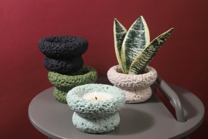 Dekorativer Betontopf 120x70mm, in verschiedenen Farben erhältlich-3