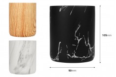 Διακοσμητικό κεραμικό βάζο 90x107 mm σε διάφορα χρώματα