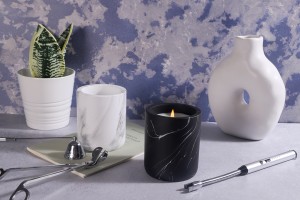 Pot décoratif en céramique 90x107 mm en différentes couleurs-εικόνα_σύνθεση