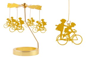 Dekoratives Karussell mit Fahrradmuster für Lamellen (Basisdurchmesser für Lamellen 55 mm)-εικόνα_προϊοντική