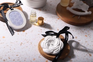 Diffuseur en plâtre en forme de fleur 70mm-3