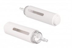Flacon plastique (PET) 15 ml avec compte goutte pompe à pression pour sérum
