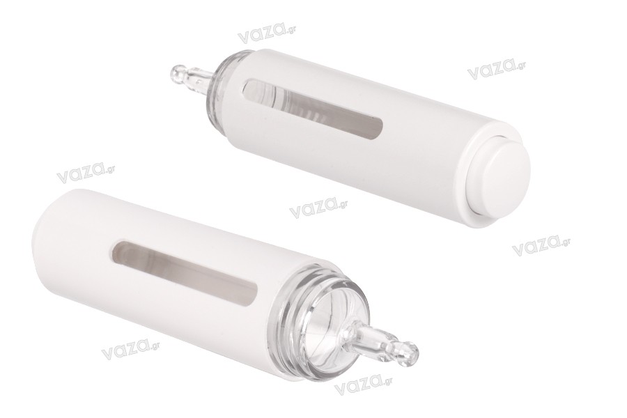 Flacon plastique (PET) 15 ml avec compte goutte pompe à pression pour sérum