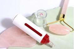 Flacon plastique (PET) 15 ml avec compte goutte pompe à pression pour sérum