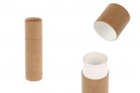 Tubes cylindriques en papier biodégradables 20x70 mm pour baume à lèvres