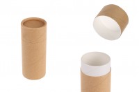 Tubes cylindriques en papier biodégradables 40x100 mm pour baume à lèvres