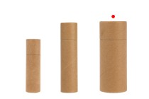 Biologisch abbaubare zylindrische Papiertuben 40x100 mm für Lippenbalsam