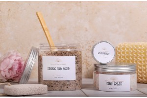 Vasetto in plastica (PET) trasparente da 50 ml con tappo in alluminio argentato con sigillo-5